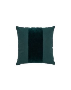 Zaira Чехол на подушку 100 хлопок и темно зеленый бархат 45 х 45 с La forma (ex julia grup)