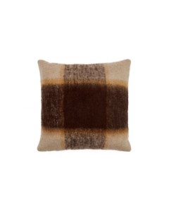 Maro Чехол на подушку в серую и коричневую клетку 45 х 45 см La forma (ex julia grup)