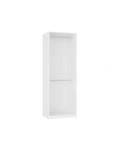 Распашной шкаф Сиена ШК 21 229 3 60 см Прямые Белый 80 Первый мебельный