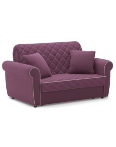 Прямой диван Денвиль 90 100 см Без ящика Деревянные ламели Полутороспальные Диван кровать Фиолетовый Живые диваны