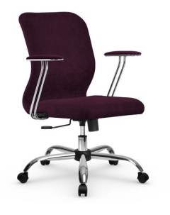 Кресло офисное с механизмом качания топган SU-M-4Vivaldi/подл.078/осн.003 Сливовый Метта