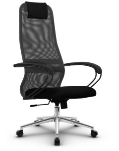 Офисное кресло SU B 8 подл 130 осн 009 Темно серый Метта