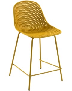 Барный стул Quinby Горчичный Желтый Пластик Металл Полипропилен Сталь La forma (ex julia grup)