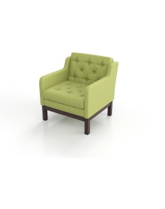 Кресло Айверс венге зеленая рогожка Arsko
