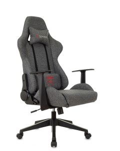 Кресло игровое Neo серый 3C1 с подголов крестов пластик Zombie