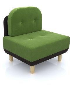Кресло Торли зеленый велюр Arsko