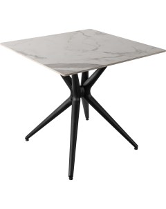 Стол обеденный JET CERAMIC квадратный 80 80 Термопластичный полимер Черный Jet-ceramic
