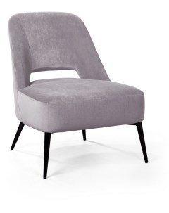 Кресло Dante бархат светло серый 26 Top concept