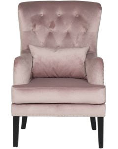 Кресло Черный Пыльно розовый Garda decor