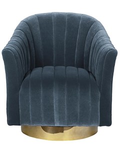 Кресло Золото Темно голубой Garda decor