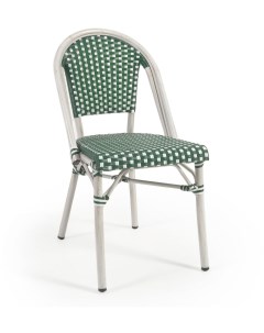 Обеденный стул Marilyn Зеленый Металл Алюминий Искусственный ротанг La forma (ex julia grup)