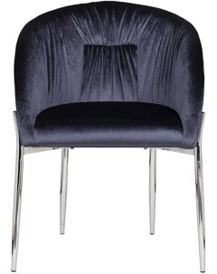 Обеденный стул Хром Темно синий Garda decor