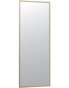 Зеркало настенное в раме Сельетта 6 матовое золото 110 см х 40 см от фабрики Мебелик