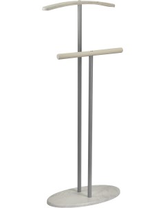 Вешалка костюмная Дэви 2 металлик/дуб дымчатый от фабрики Мебелик