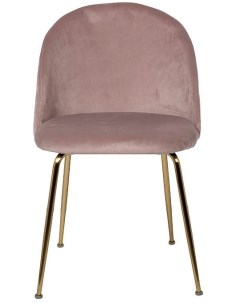 Обеденный стул Золото Пыльно розовый Garda decor