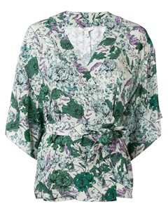 Dagmar блузка с запахом и цветочным принтом Dagmar