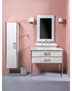 Мебель для ванной комнаты Monaco 80 белый хром Armadi art