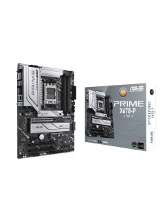 Материнская плата PRIME X670 P CSM AM5 AMD X670 4xDDR5 DIMM 3PCI Ex16 6SATA3 7 1 ch 2 5GLAN 11 USB 3 Asus