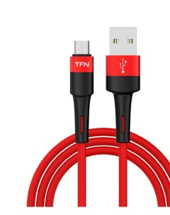 Кабель Micro USB USB 2A быстрая зарядка 1 2м красный C ENV MIC1MRD Tfn