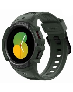 Ремешок Rugged Armor Pro для Galaxy Watch 4 5 44 mm Зеленый ACS05395 Spigen