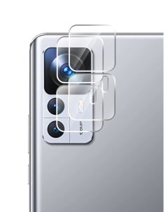 Защитное стекло для Xiaomi 12T 12T Pro на камеру 2 шт гибридное прозрачное Miuko