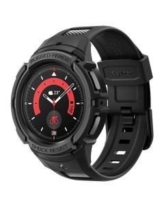 Ремешок с чехлом для Galaxy Watch 5 Pro 45 mm Черный ACS05301 Spigen