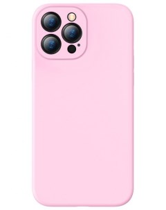 Чехол Liquid Silica Gel Protective case для iPhone 13 Pro Розовый Baseus