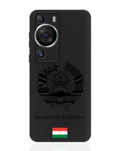 Чехол для смартфона P60 Черный лаковый Герб Таджикистана Huawei