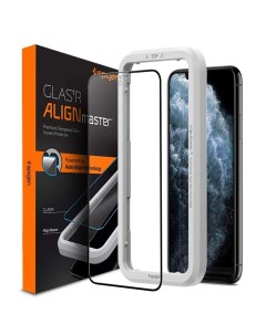Защитное стекло для iPhone 11 Pro XS X AlignMaster Full Coverage AGL00114 Spigen