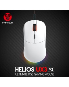 Проводная игровая мышь HELIOS UX3 белый Fantech