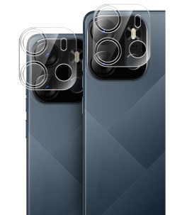 Защитное стекло для Tecno Spark Go 2023 на камеру 2 шт гибридное прозрачное Miuko