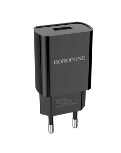 Сетевое зарядное устройство BA20A 1 USB 2 1 А чёрное Borofone