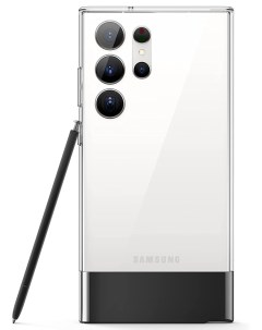 Чехол для Galaxy S23 Ultra GLIDE прозрачный серый Elago