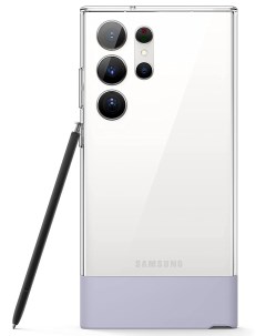 Чехол для Galaxy S23 Ultra GLIDE прозрачный фиолетовый Elago