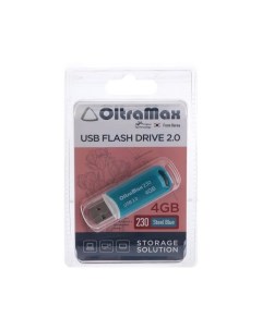 Флешка 230 4 Гб USB2 0 синяя Oltramax