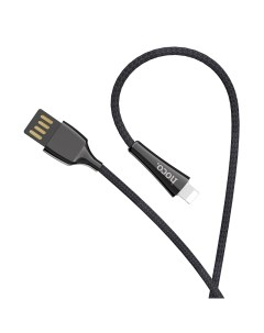 USB дата кабель Lightning U41 черный Hoco