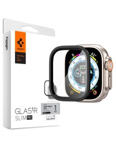 Защитное стекло Glas tR Slim Pro AGL06163 для Apple Watch Ultra 49mm Black Spigen