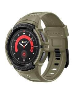 Ремешок с чехлом для Galaxy Watch 5 Pro 45 mm Хаки ACS05913 Spigen