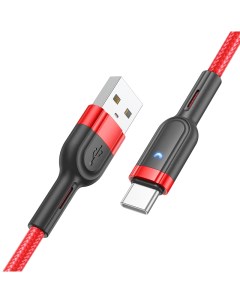 USB Кабель Type C U117 1 2м красный Hoco