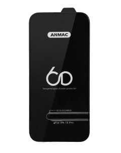 Защитное стекло для iPhone 15 Pro 6D Black IS798679 Anmac
