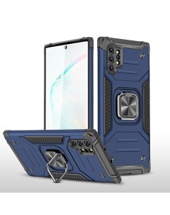 Противоударный чехол Legion Case для Samsung Galaxy Note 10 Plus синий Black panther