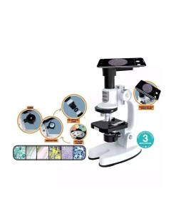 Большой набор для опытов Микроскоп с креплением Nano shot