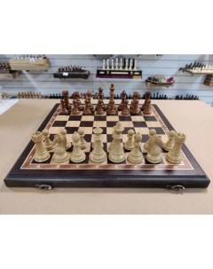 Шахматы турнирные Стаунтон композит люкс венге большие Lavochkashop