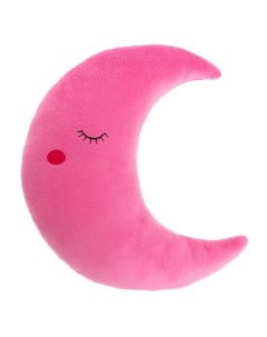 Мягкая игрушка подушка Луна цвет розовый 30 см 7019 РЗ 30 Смолтойс