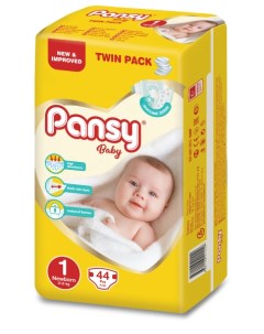 Подгузники Twin Newborn Pansy baby