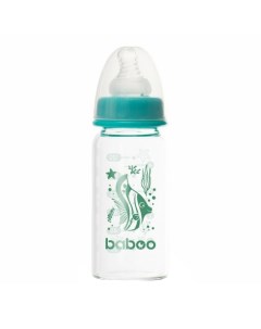 Бутылочка Sea life с силиконовой соской c 0 месяцев 120 мл Baboo