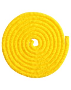 Скакалка гимнастическая утяжелённая 2 5 м 150 г цвет жёлтый Ace