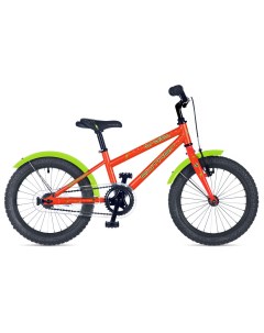 Детский велосипед Orbit 9 оранжевый салатовый Author