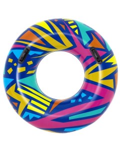 Круг для плавания Геометрия 107 см цвета микс 36228 Bestway Nobrand