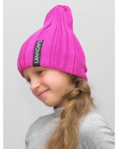 Шапка детская для девочек 31345610 цвет розовый размер 54 56 Lanacaps